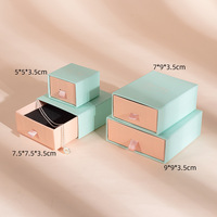 Caja Organizadora de Joyas Rectangular, Exquisita y Duradera, de Material Compuesto, para Anillos, Collares y Pendientes, Venta al Por Mayor del Fabricante