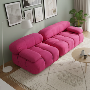 Sofá de Lujo para Sala de Estar, Sofá Mario Bellini, Conjunto de Sofás Puff, Diseño Modular de Tela Moderna, Cómodo y Personalizable - Product Image 5