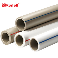 Tuyau d'eau froide flexible S4 1.6MPA PPR à fusion par emboîtement, couleur verte personnalisable, anti-UV, écologique, certifié CE, DN20-DN160 pour