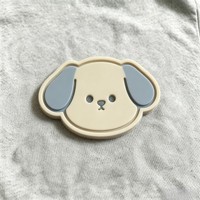 Écusson en silicone thermocollant 3D DIY de haute qualité, écologique, pour logo, étiquette de marque, étiquette en silicone souple
