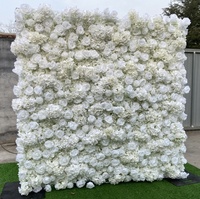 Neue Stile Künstliche Blumen wand Hochzeit und Umwelt Hintergrund Künstliche Blumen Wand