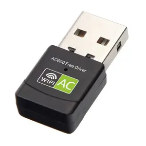 免费驱动程序600 Mbps USB 2.0无线网卡WiFi适配器2.4G适用于PC