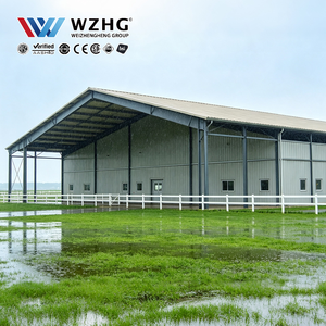 Bâtiment d'arène équestre en acier à grande portée avec conception structurelle personnalisée pour les installations d'équitation professionnelles - Product Image 1