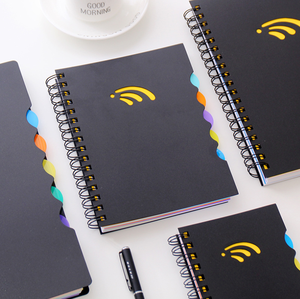 Cuadernos personalizados A6/A5/B5 cuadernos encuadernados en <span class=keywords><strong>espiral</strong></span> planificadores <span class=keywords><strong>con</strong></span> papel de Separación individual - Product Image 4