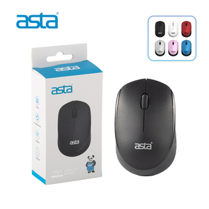 Ratón inalámbrico Bluetooth ASTA de 2,4 GHz, ergonómico, de plástico, con resolución de 800, 1200 y 1600 DPI y logotipo personal - Product Image 1