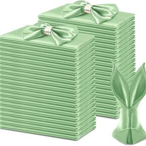 Serviettes en tissu satiné bleu royal pour <span class=keywords><strong>mariage</strong></span>, serviettes <span class=keywords><strong>de</strong></span> table en tissu pour restaurant, décoration <span class=keywords><strong>de</strong></span> <span class=keywords><strong>mariage</strong></span>, banquet, hôtel, fête - Product Image 6