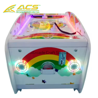 Machine de jeu d'arcade de hockey sur air à monnayeur ACS Factory, 2 joueurs, détection de mouvement, carte mère LED, métal, plastique, pour enfants, en anglais