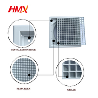5 POUCES En Plastique Décoratif Retour Air Ventilation Noyau Plateau À Oeufs Caisse Plafond Air Grille Eggcrate Grille Grille