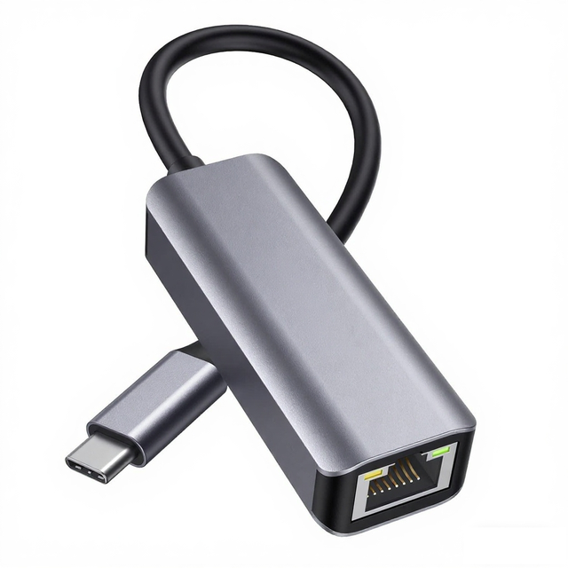 SYONG Premium Aluminum USB Type C to RJ45 Gigabit Ethernet Adapter, 1000Mbps LAN to USB-C Adapter for MacBook Laptop Tablet PC