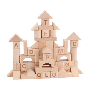 Jouets en bois <span class=keywords><strong>de</strong></span> couleur bois naturel pour <span class=keywords><strong>la</strong></span> construction, <span class=keywords><strong>matériel</strong></span> <span class=keywords><strong>de</strong></span> <span class=keywords><strong>maternelle</strong></span>, petites classes - Product Image 2