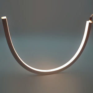 CRI90 12*12mm Flexible Silicone Neon Strip UL CE SMD2835 126leds/m 120Degree Neon <b>LED</b> Strip <b>Light</b> for Architectural Lighting - Product Image 1