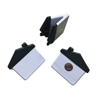 Clip magnétique en plastique pour réfrigérateur avec logo personnalisé, clip magnétique pour réfrigérateur en gros, clip pour notes en papier, cadeau publicitaire promotionnel