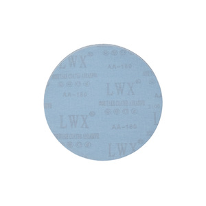 Disco de lijado flocado LWX de 9 pulgadas con reverso adhesivo para pulir y lijar - Product Image 2