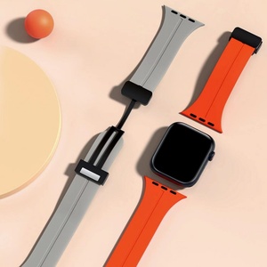 Dây đeo đồng hồ silicon cao cấp có khóa từ tính 38mm 45mm 49mm, dây đeo đồng hồ trống dành cho Apple IWatch Series 8 - Product Image 4