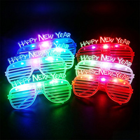 Lunettes LED Lumineuses à Prix d'Usine, Effet Flash Fluorescent pour Concerts et Fêtes, Accessoires de Décoration en Gros