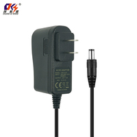Adaptador de fuente de alimentación de 12V 1A al por mayor adaptador de corriente de conmutación de 12V 1A adaptador de enchufe para cámara Cctv hardware de red Led