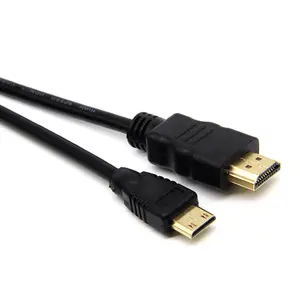 Rohs HDMI kablosu orijinal konnektörler Mini Hdmi Cabo yüksek hızlı Mini HDMI HDMI kablosu 6ft 1.8M