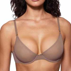 Reggiseno Sexy da Donna a Taglio Basso, Comodo, Casual, Sottile, Liscio, Senza Cuciture, Traspirante, Taglie Grandi - Product Image 1