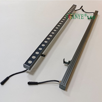 Rondelles murales YY-XQ4033 avec points de pixel 18/24 IC/m Source de lumière LED Indice IP67 Programmable par contrôleur SPI ou DMX512
