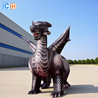 Énorme Dragon Gonflable Grand Animal Jouet Mythique Publicité Gonflable pour la Décoration de Festival