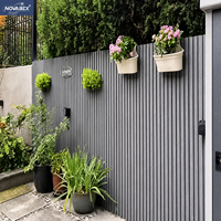 Revêtement mural extérieur en composite bois-plastique (WPC) co-extrudé, imperméable, anti-UV, pour jardin
