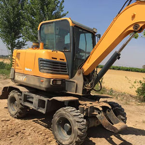 Macchina 60WVS 6ton escavatore gommato usato escavatore Hyundai Robex - Product Image 2