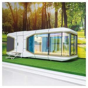 Panel sándwich hecho con cápsula espacial de fácil instalación para casa móvil prefabricada de lujo personalizada para hotel, centro comercial, edificio de oficinas - Product Image 5