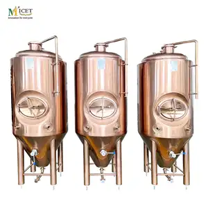 micet industrial brewing equipment conical beer fermenter beer copper fermentation vessel fermenting equipment