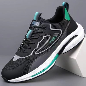 Chaussures <span class=keywords><strong>de</strong></span> <span class=keywords><strong>sport</strong></span> décontractées pour hommes en mesh respirant avec semelles souples et confortables pour la course à pied - Product Image 2