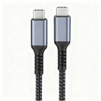Câble USB Type C 240W 5A PD Charge Rapide Nylon Tressé 1m 2m 3m Type-C vers USB-C Kabel Chargeur de Données Personnalisé USBC Ladekabel