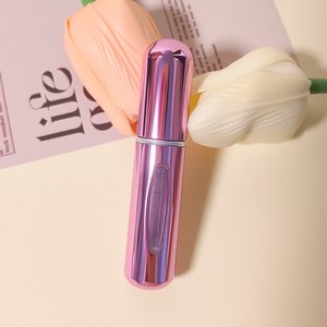 Flacon de recharge de parfum en aluminium de 5 ml avec revêtement en plastique PP, pulvérisateur auto-amorçant, format voyage, <span class=keywords><strong>vide</strong></span>, transparent, pour fixateur de maquillage - Product Image 5