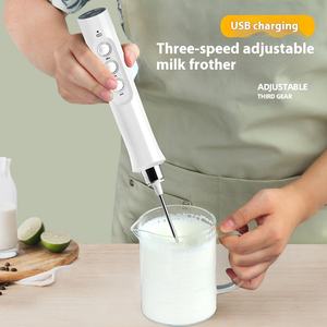 Batidoras <span class=keywords><strong>de</strong></span> alimentos eléctricas para el hogar con USB, Espumador <span class=keywords><strong>de</strong></span> leche <span class=keywords><strong>de</strong></span> plástico <span class=keywords><strong>de</strong></span> mano y <span class=keywords><strong>batidor</strong></span> <span class=keywords><strong>de</strong></span> huevos, varilla agitadora <span class=keywords><strong>de</strong></span> café <span class=keywords><strong>Manual</strong></span> - Product Image 2