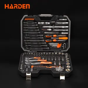 Harden Professional Chrom Vanadium 1/2 "& 3/8" & 1/4 "Hand Combo Tools Set 132PCS Autore paratur Handwerkzeug-Kit