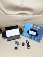 Pro LED 300 Kit d'éclairage de panneau équipement de photographie Tv vidéo Studio lumières 3000-6500K pour téléphone intelligent Portable diffusion en direct