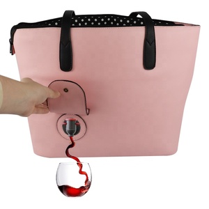 Bolsa aislante para acampar, venta al por mayor, personalizada, para botella de vino aislada, bolsa de transporte, bolsa refrigeradora para Picnic de viaje - Product Image 1