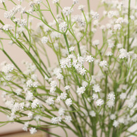 Fleurs artificielles réalistes en plastique, gypsophile fait main, tiges de gypsophile, décoration de mariage, décoration de fête, centre de table