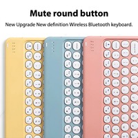 Keyboard Kompak Tasso Factory Wholesale Baru, Ultra-tipis, Multi-sistem, Kompatibel, Nirkabel, Tipe-C, Dapat Diisi Ulang, RGB Backlit
