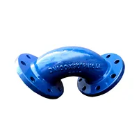 Raccords de tuyauterie en fonte ductile Awwa C153, coude à double bride 45 degrés
