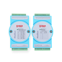 Sensor de temperatura Rtd PT100/PT1000 Módulo IO remoto de adquisición de temperatura con interfaz RS485/Ethernet