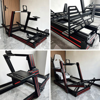 Chasis de Aluminio 4080 con Ranura en T para Simulación de Carreras, Superestable, Ajustable, para Todos los Tipos de Juegos de Carreras