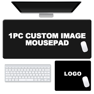 Grand tapis de bureau de jeu en néoprène 900x400 personnalisé, nuage statique et épais, dessin animé, logo personnalisé pour les joueurs - Product Image 2