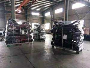 Небольшая гусеничная система гусеницы <span class=keywords><strong>kubota</strong></span> со звездочкой треугольный гусеничный трактор 150x60x45 бульдозер резиновый - Product Image 5