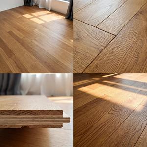 Suelo de Madera de Roble Europeo con Diseño de Ondas de Agua Anchas y Estrechas, 1910X192X14.5/1.2mm de Grosor, Elegante para Sala de Estar, Exterior o Sótano - Product Image 6