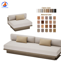 Canapé d'extérieur en teck blanc du Sri Lanka, mobilier de jardin, ensemble de salle à manger d'extérieur noir de style Istanbul Turquie, cheminée de balcon