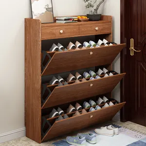 Custom Solid Wood Small Narrow Slim Shoe Organizer Storage Cabinet - China  Shoe Cabinet, Shoe Storage Cabinet