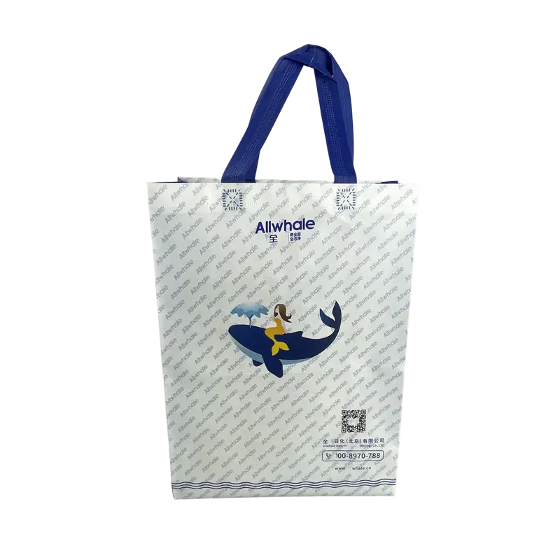 OEM Custom High Quality Printed Logo Non Woven Gift Tote Reusable Bag Customized Laminated Non Woven Bag With Logo