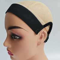 Bandeaux élastiques ajustables pour perruques avec logo personnalisé, attaches velcro, pour la pose de perruques, outil de coiffure