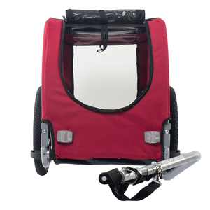 Bike Pet Trailer, for Small and Large Dogs, Folding Frame Carrier, <strong>Quick</strong> Release Wheels, Universal Bicycle <strong>Coupler</strong>, Adjustable - Product Image 5