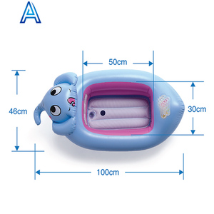 工場OEMカスタマイズPVCインフレータブル子供漫画象浴槽ベビーバスプール屋内小さなプール - Product Image 5