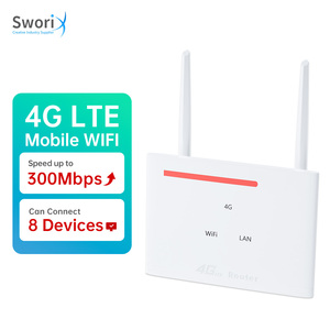 Sworix desbloquea 300Mbps 4G módem <span class=keywords><strong>WiFi</strong></span> enrutador con ranura para tarjeta SIM inalámbrico LTE 4G LTE <span class=keywords><strong>WiFi</strong></span> enrutador - Product Image 1